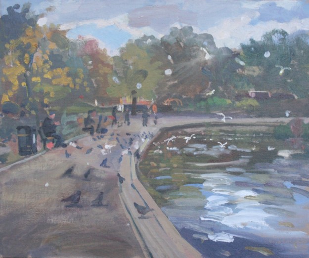 Boating Lake Alexandra Park 10″ x 12″ (SOLD) Boating Lake Alexandra Park 10" x 12" (SOLD)