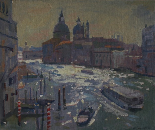 Early Morning View from Accademia Bridge Earlier Morning View from Accademia Bridge