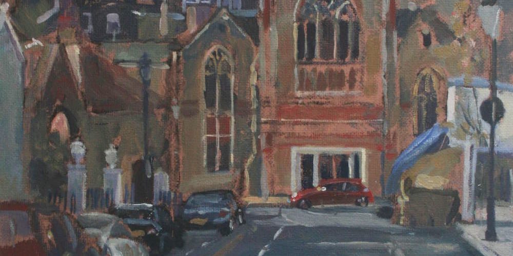 Early morning Walton Place, Knightsbridge 10″ x 12″ (Available) Early morning Walton Place, Knightsbridge 10" x 12" (Available)