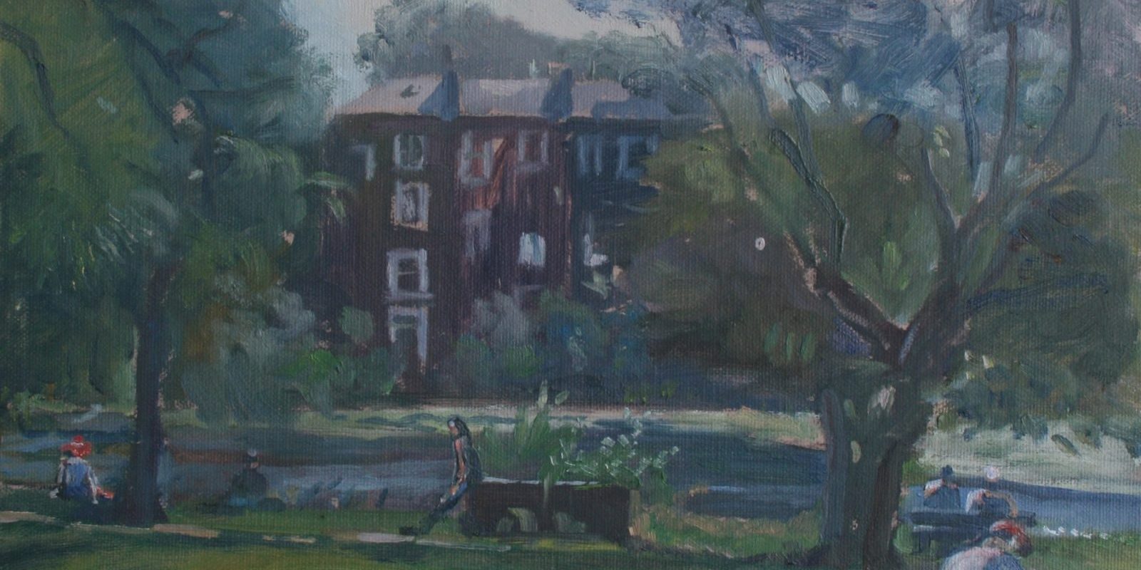 Hot Summer's Day at Hampstead Pond