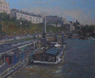 Hungerford Bridge Leisure cruiser 10" x 12" (SOLD)