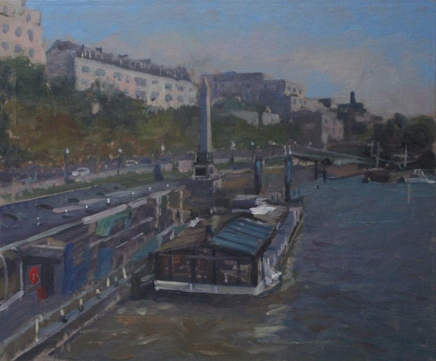 Hungerford Bridge Leisure cruiser 10" x 12" (SOLD)