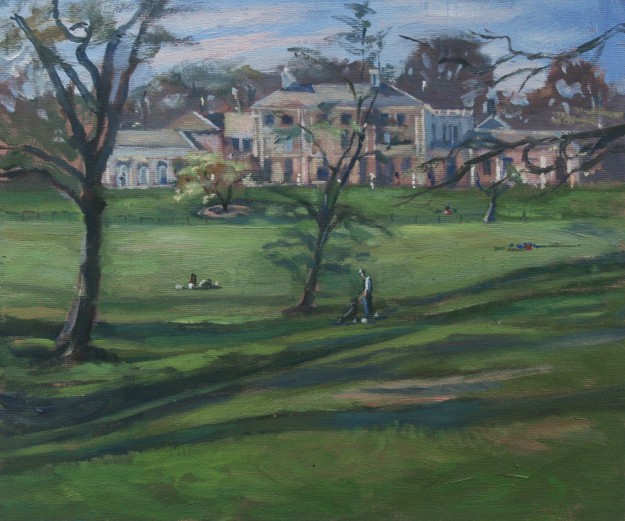 Kenwood House, Garden, Hampstead 10″ x 12″ (SOLD) Kenwood House, Garden, Hampstead