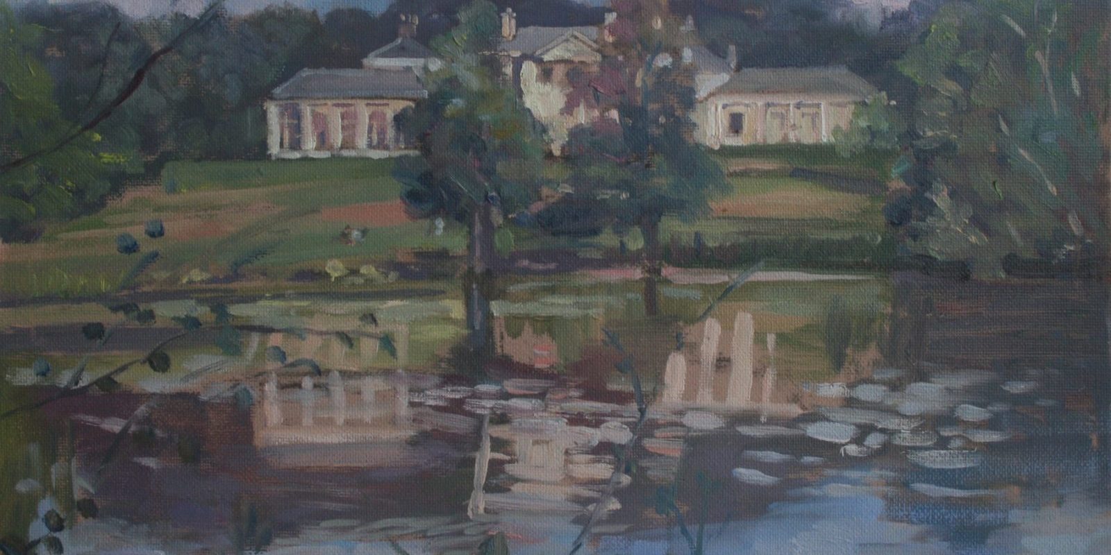 Kenwood House Lake View 10″ x 14″ Sold Kenwood House Lake View 10" x 14"(available)