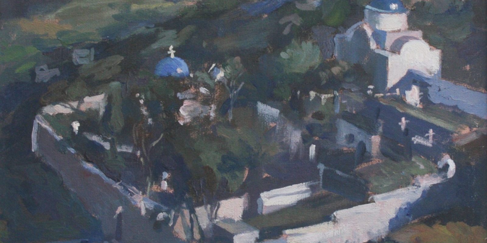 Two churches in Castro, Sifnos. Greece