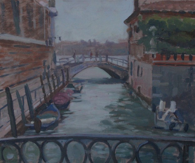View of the Rio de Toreseie 10″ x 12″ £200 (Available) View of the Rio de Toreseie