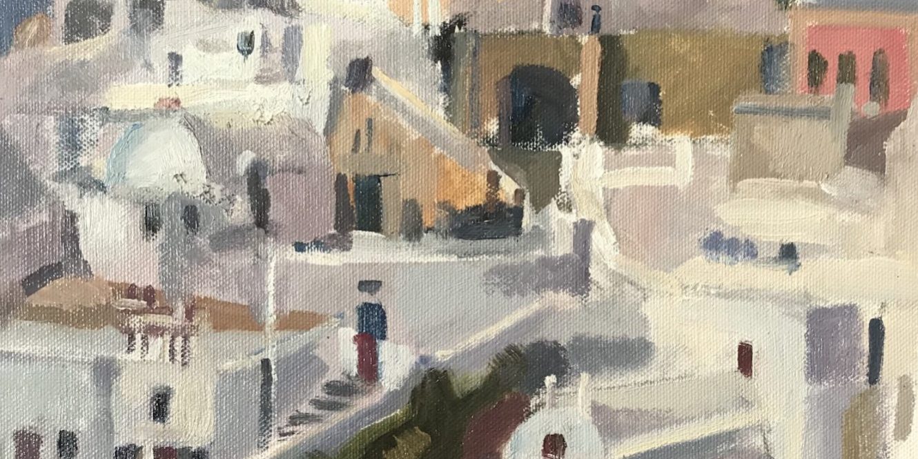 Windmill on Hillside Santorini Windmill on Hillside Santorini