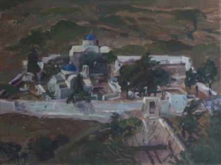 Churches Viewed from Old Castro (12 x 15) NFS