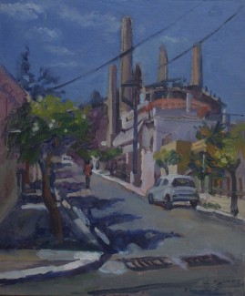 Elefsina, The Cement Factory (10 x 12 ) £295