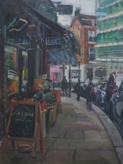 Juice Bar Hampstead 16" x 12"(available)