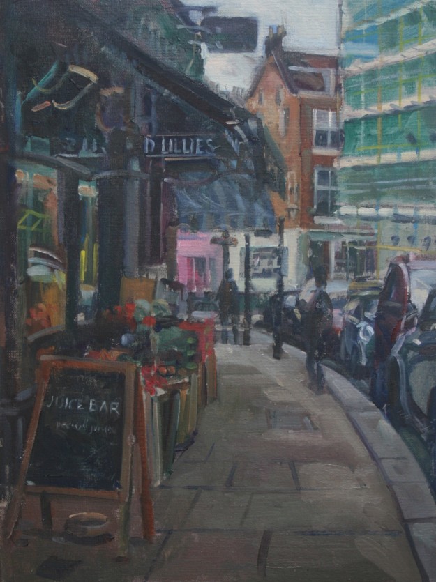 Juice Bar Hampstead 16" x 12"(available)