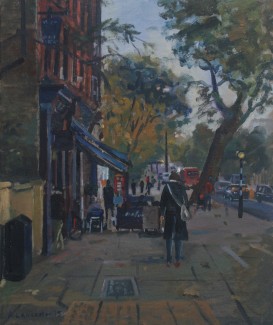 Passing Carluccio's (12 x 10) SOLD