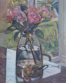 Roses on a Marble Top (16 x 12) £395.00