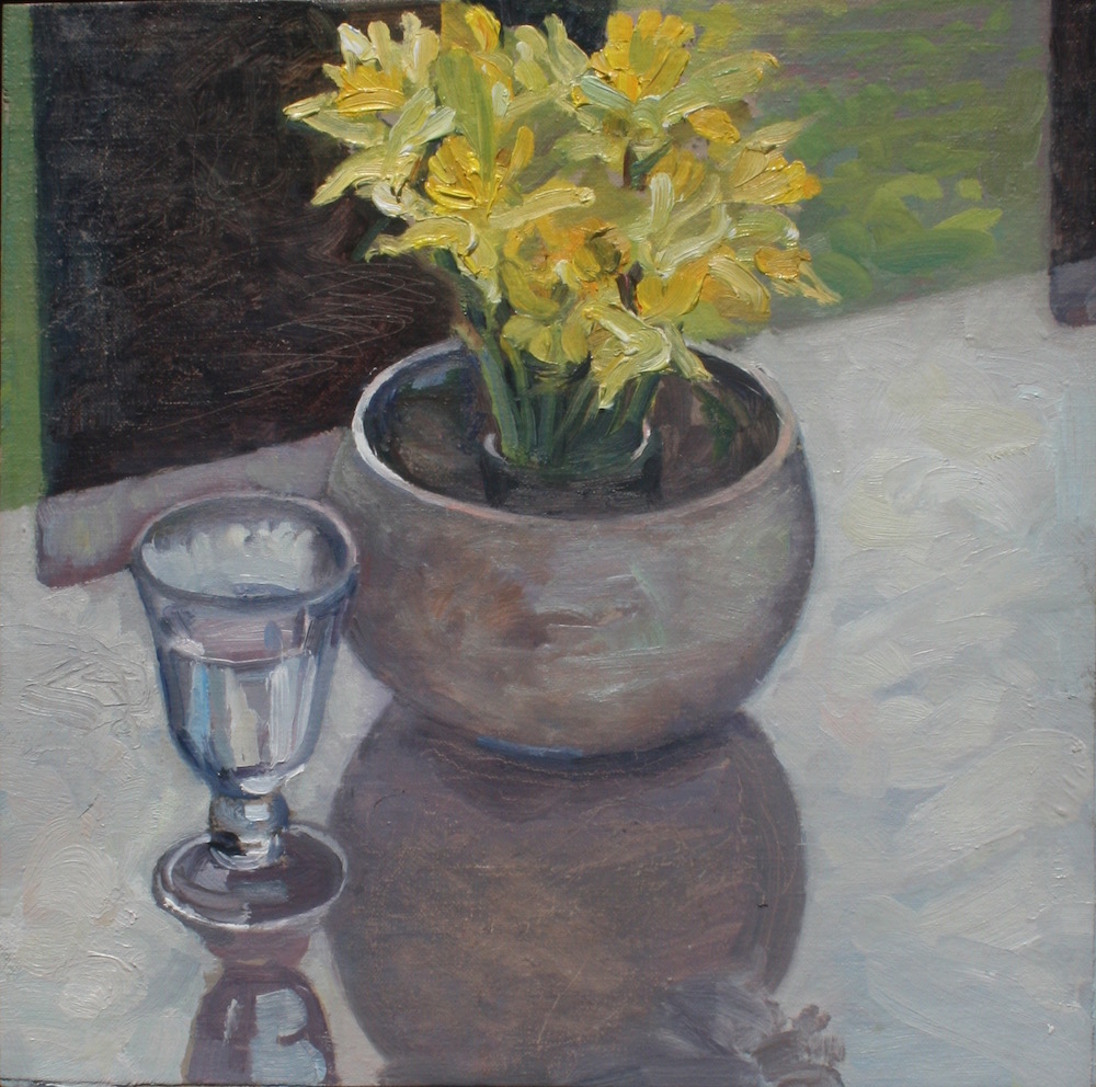 Spring Daffodils 12" x 12" £200 (AVAILABLE)