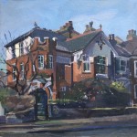 Spring afternoon. Corner House, Dukes Avenue . 12 x 12 £375.00