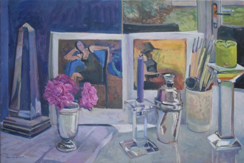 Still Life with Obelisk and Cocktail Shaker (20 x 30) £550