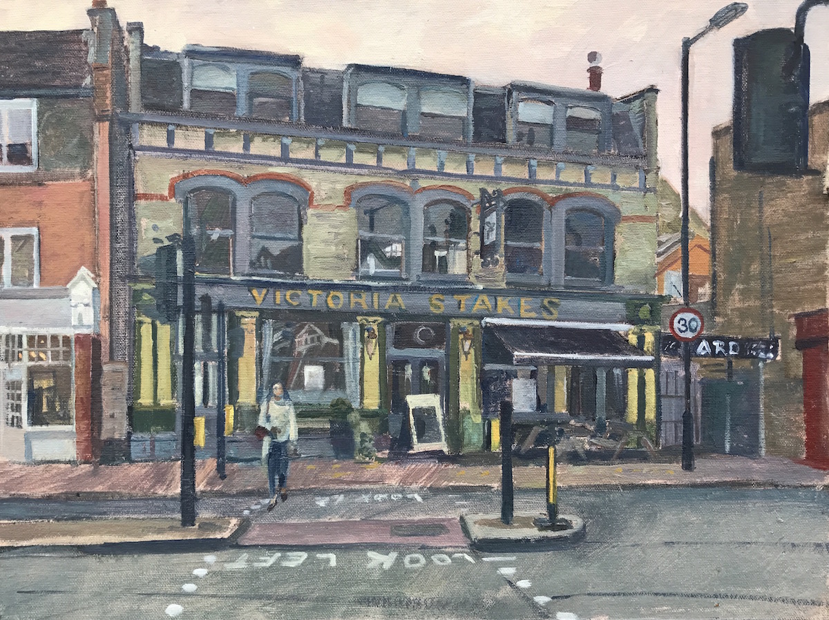 The Victoria Stakes, Muswell Hill, late October (12 x 16) £395.