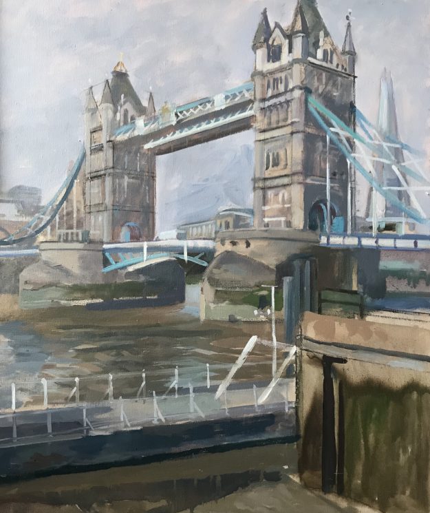 October Morning. Tower Bridge 20"x 24" (SOLD)