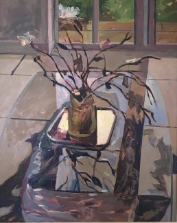 Pale Blue Reflections (large version) 24" x 30" (SOLD)