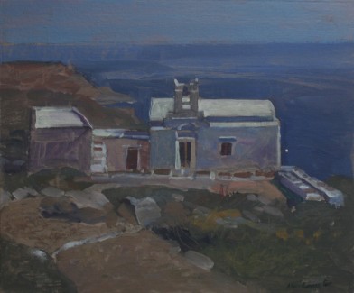 Sifnos Church Overlooking the Sea 10" x 12" £295