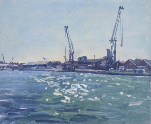 St Malo Dockyard 10" x 12" £295