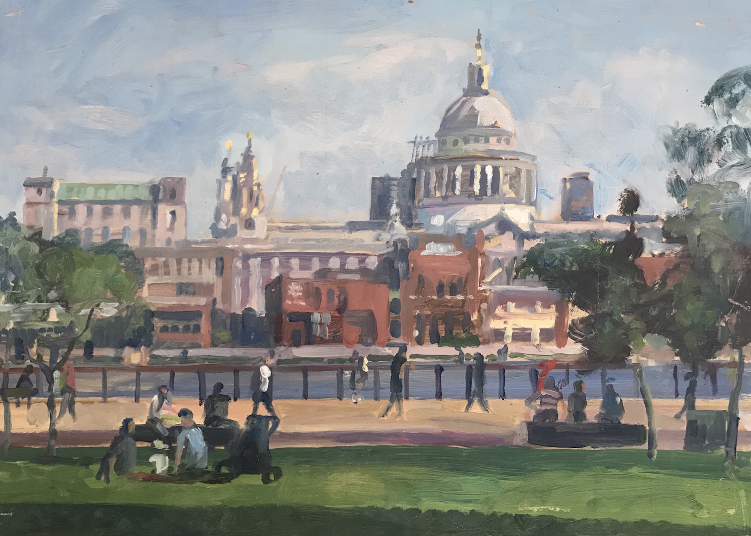 St Paul's from Tate Modern 10" x 14" £295