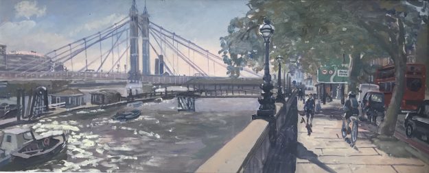 Sunny Afternoon Looking towards Albert Bridge £450