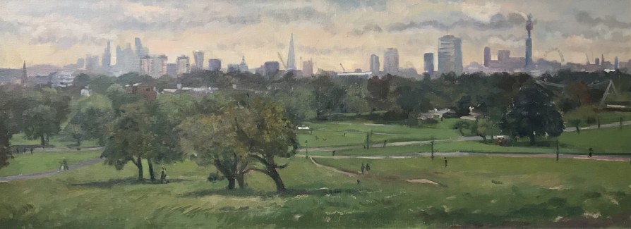 The City from Primrose Hill 12"x 24" £425