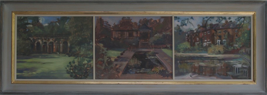 The Hampstead Triptych 36"x10" £450