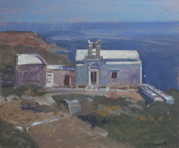 Sifnos Church Overlooking the Sea 10" x 12" £295