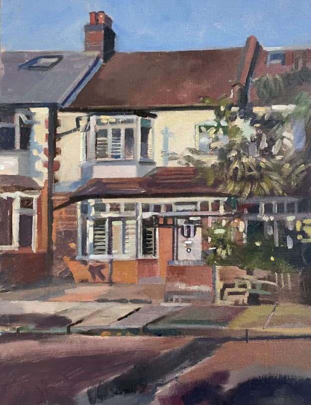 North View Road, Summer Glow 12" x 16" (available as a print)