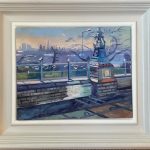 Alexandra Palace Looking over Crouch End and the City 15 x 13 framed. £450
