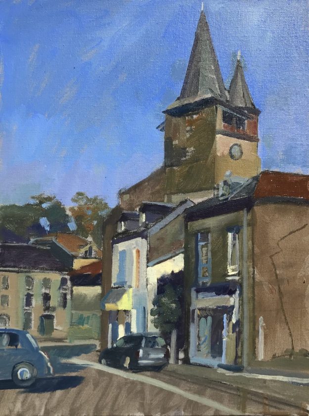 Castelnau Church 16 x 12 £295