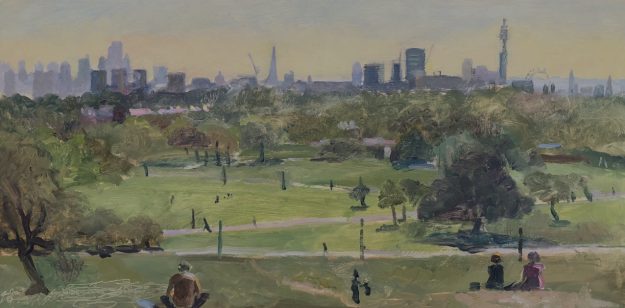 Early September Morning Primrose Hill 10 x 20 (Sold)