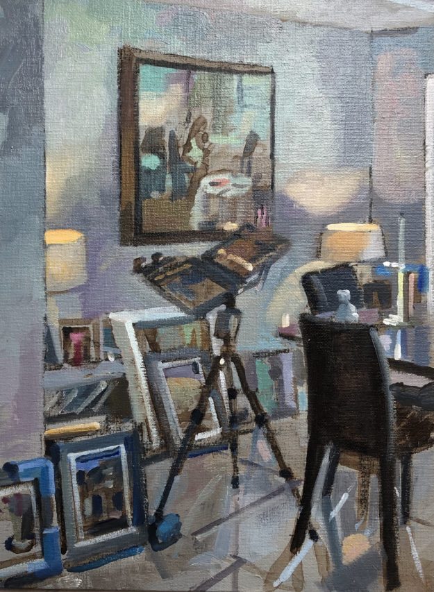 Farrer Road Studio Study 10 x 14 ( available)