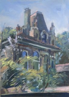 Gothic Mansion. Hampstead 10 x 14 £295