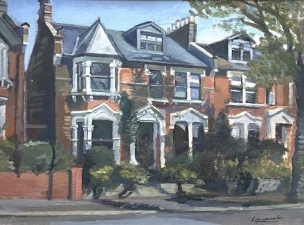 Double fronted house. Mount View Road 16" x 12" Available