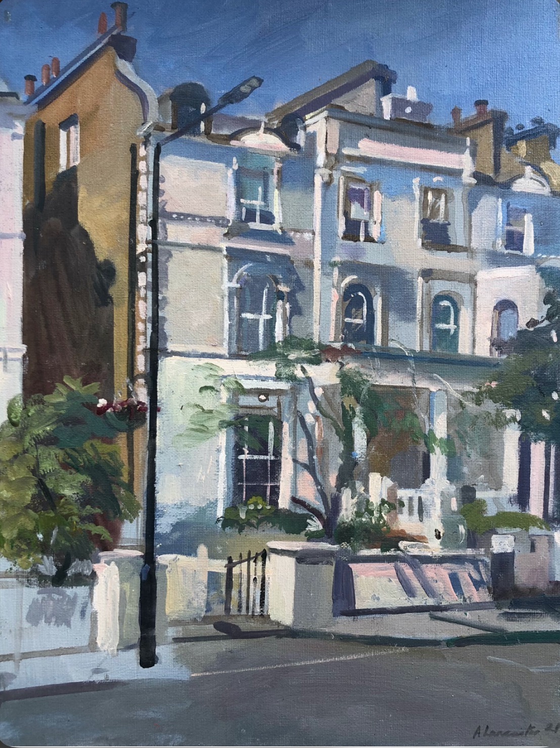 Lovely Victorian Townhouse, Randolph Road. W9 12" x 16" (Available)