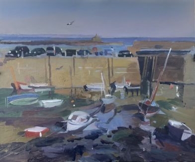 Low Tide, Mousehole Harbour 10 x 12 £300
