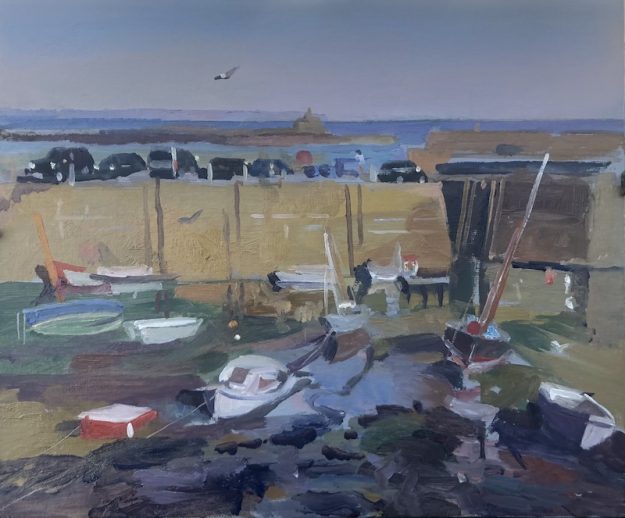 Low Tide, Mousehole Harbour 10 x 12 £300