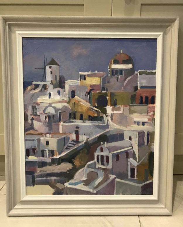Oia, Santorini 20 x 24 (Sold)