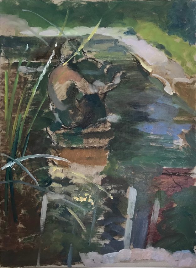 Pan. Courtyard Garden Passford House 16 x 12