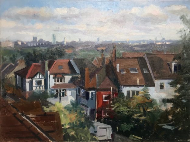 Parkland Walk, Muswell Hill 12 x 16 (Available)