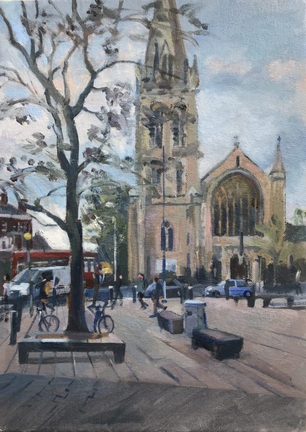 St James Church 10 x 14 £325