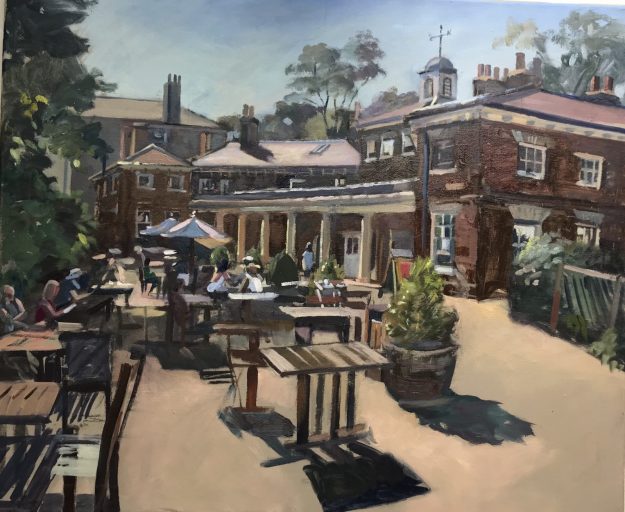Summer day at Kenwood Cafeteria 20 x 24 £550