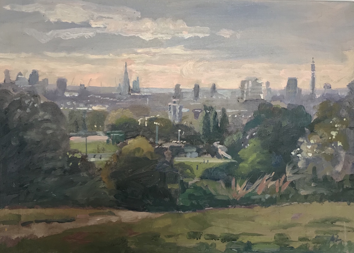 The City from Parliament Hill 10x 14 £325