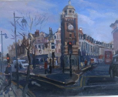 The Clocktower, Crouch End 8" x 10 " (available)