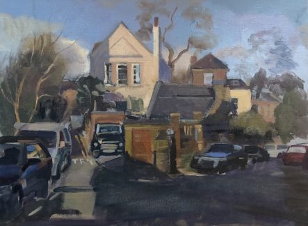 The Cream House and Gertler Studio 12 x 16 (available)