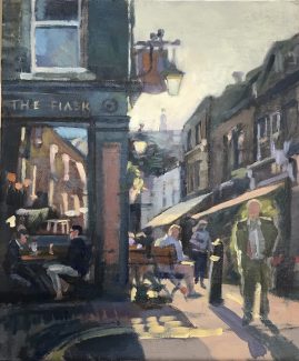 The Flask, Autmn Afternoon 10 x 12 SOLD