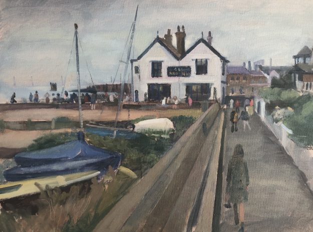 The Neptune. Whitstable 12" x 16" Available £250